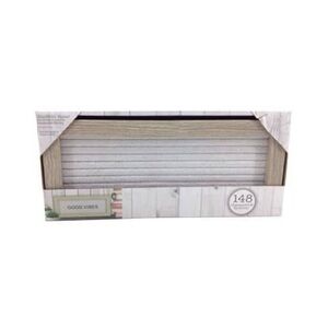 Letter Board with White and Grey Wood  Frame with 148 Characters & Symbols